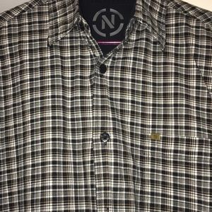 Nautica Jeans Co. - Black/White w/ Gold “flannel”
